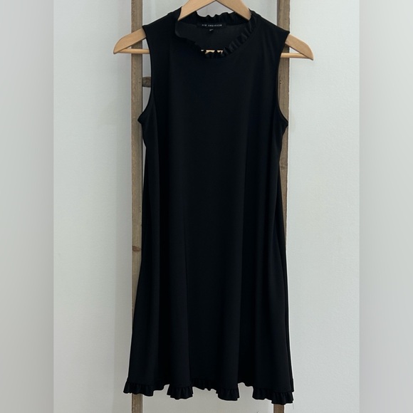 Nick and Nash Dresses & Skirts - Nick And Nash Elegant Black Sleeveless Ruffle Trim Women’s Size Small Dress